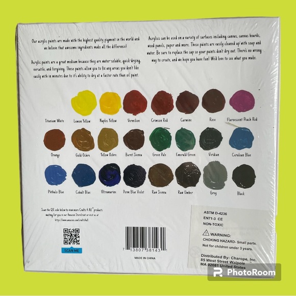 Acrylic Paint Set - Picture 2 of 2